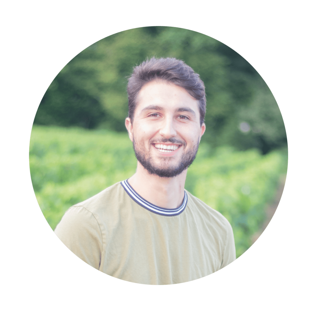 Portrait Aymric fils viticulteur listrac medoc